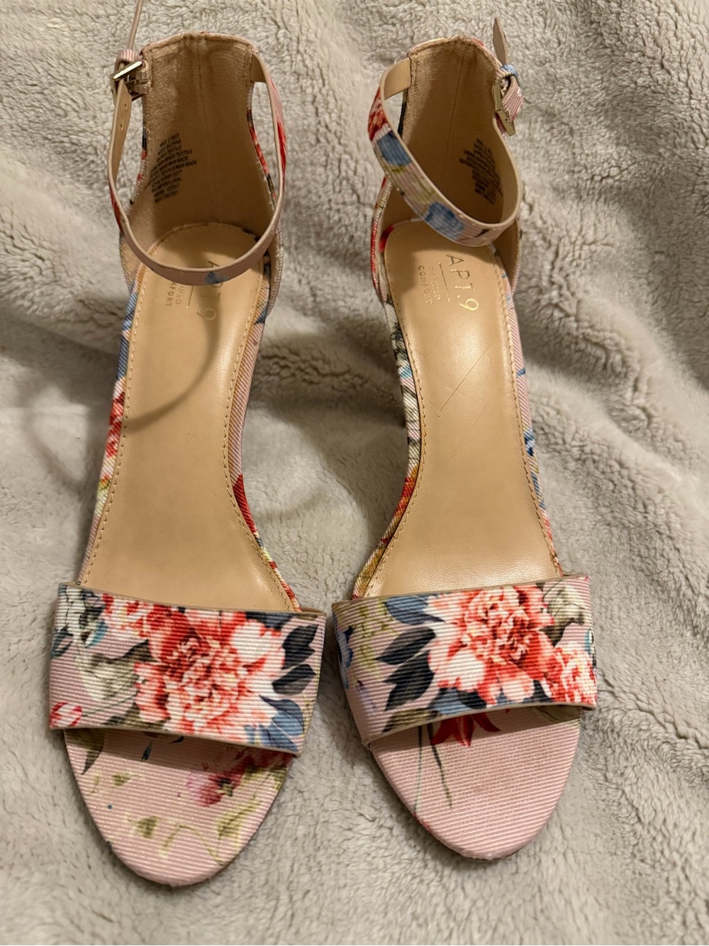 Floral Apt. 9 Ankle-Strap Women’s High Heels